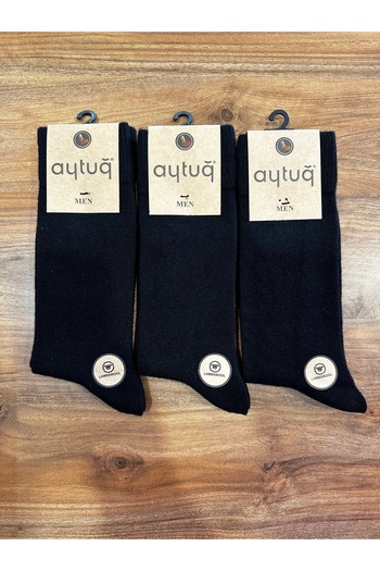 Aytuğ Lambswool Lamb Wool Men's Socks 3 Pack