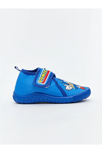 LC Waikiki Mavi Sonic Baskılı Erkek Bebek Panduf -For Myself-