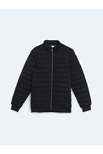 LC Waikiki Lcw Men's Slim Fit Stand Collar Coat
