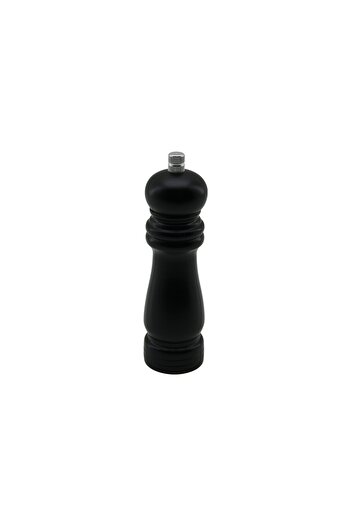 Light up Black wooden small = diameter: 4.5cm - length: 15.5cm salt - spice grinder