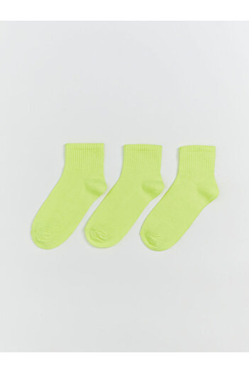 LC Waikiki Sparkling Selections from Shining Store |   Women's Plain Socks 3-Pack