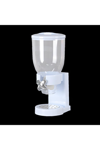 Generic Single Cereal Dispenser White/Clear 25 cm