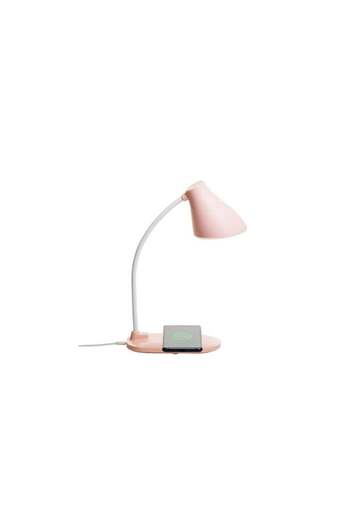Blusmart LED desk lamp, WHITE, with wireless charger, 3 lighting levels, adjustable arm