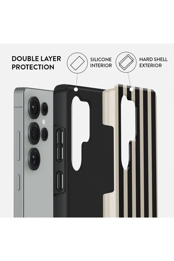 BURGA Phone Case Galaxy S25ultra Hybrid 2 Layer Hard Shell Silicone Protective, Scratch Resistant