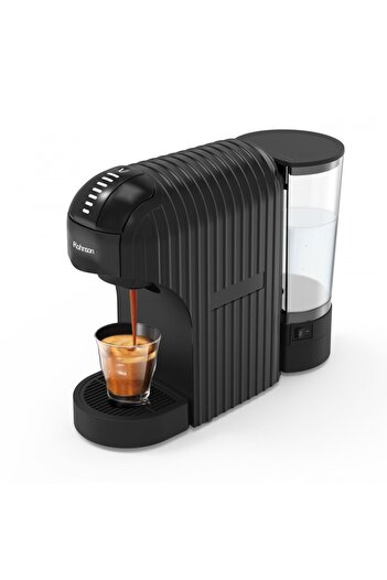 ROHNSON Extra slim 2-in-1 manual espresso machine (capsules, ground coffee), R98048B, 1,400 W, 20 bar, 0.85
