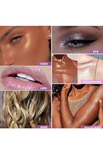 OEM Silver Highlighter Powder for Face & Body 12g