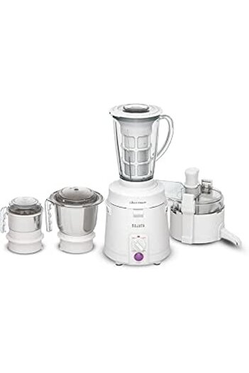 Generic Sujata Multimix, Mixer Grinder with Juicer & Coconut Milk Extractor Attachment, 900 Watts, 3 Jars |