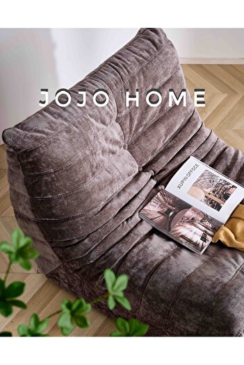JOJO HOME Premium Casina Armchair - HD Foam, 80 x 100 x 72, Cappuccino
