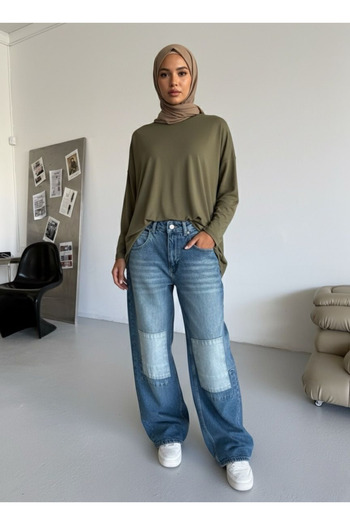 DEEFWEAR Y2K Trend Patch Jean Pants