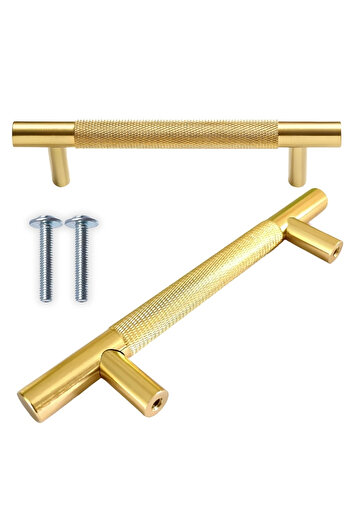 Other Elegant long gold railing furniture handle, retro brushed drawer handle 128