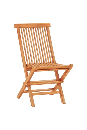 vidaxl 3 Piece Bistro Set with Wine Red Cushions Solid Teak Wood (48997+314887)
