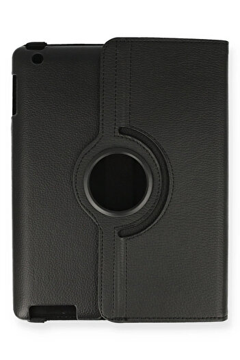 NewFace Hn-Shop iPad 4 9.7 Case 360 Tablet Leather Case - Black