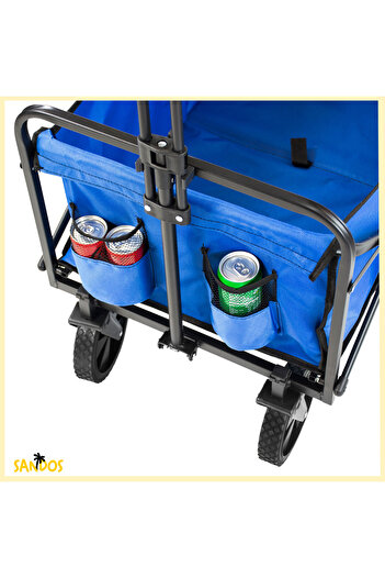 Other Cărucior de plajă pliabil Blue Sun pentru camping turistic pe plajă, 100 kg