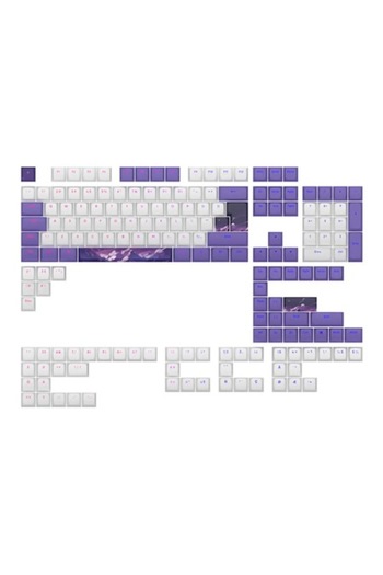 DARK PROJECT Set 177 Butoane pentru Tastatură - Violet Horizons PBT - ANSI & ISO