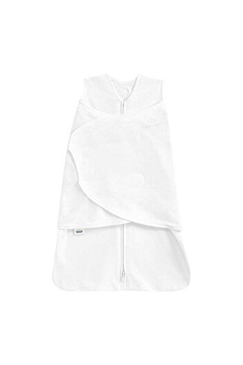 HALO Baby Sleeping Bag Swaddle, 1.5 Tog Sleepsack, 100% Cotton, White Sleeping Sack For Newborn Babi