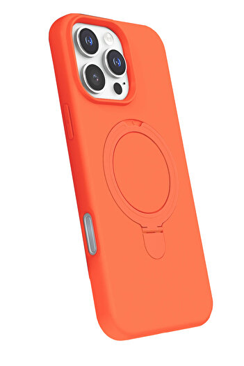 NewFace Hn-Shop Apple iPhone 16 Pro Max Regal Magsafe Stand Cover - Orange
