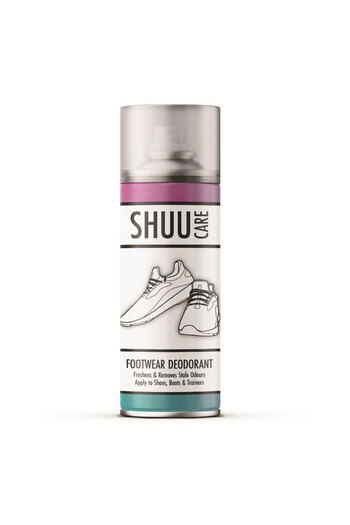 Shuu Footwear Deodorant 250ml - Freshnes and Removes Stale Odours. Apply to Shoes, Boots, Trainers