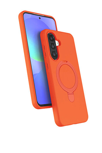 NewFace Hn-Shop Samsung Galaxy A26 Regal Magsafe Stand Cover - Orange