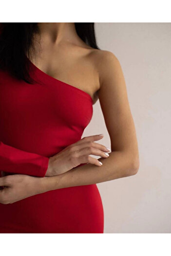 agishop Single Sleeve Dress