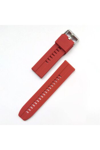 Bibilel Silicone strap for Huawei Watch GT / GT2 / GT2 PRO, 46mm, Line UP, Red