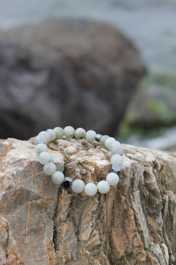 Esre Doğaltaş Takı Labradorite Natural Stone Men's Bracelet