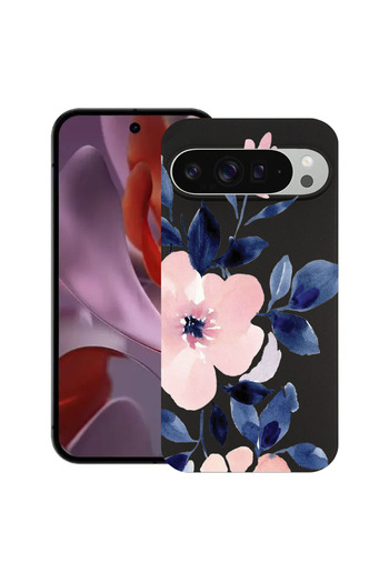 bestcase TPU Mat Ultra Slim Case For Google Pixel 10 Pro XL, Pastel Colors Collection Flowers, 2052000 B 506