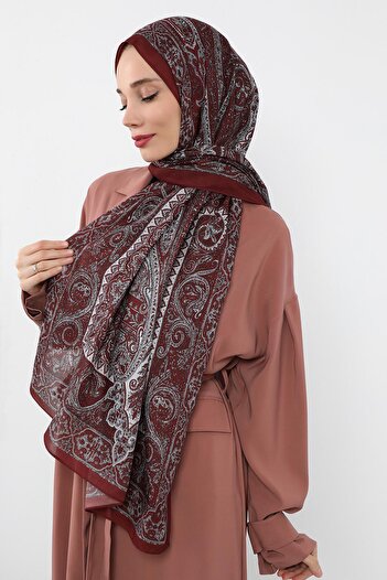 Aisha's Design Patterned Voile Shawl, Sal-107