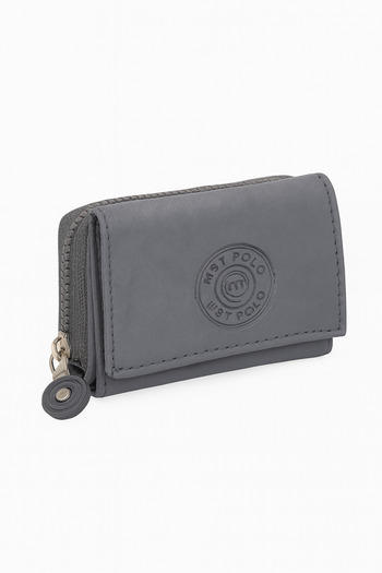 ZERAMİNE Women's Men's Zippered Card Holder Wallet – Compact & Stylish – Color Options