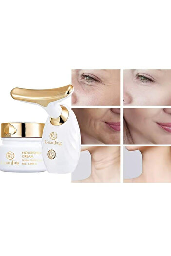 Guanjing Nourishing Lifting Skincare Set Electric Facial Massager