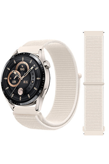 redmud teknoloji Adjustable Mesh Velcro Sport Band Compatible with Samsung Galaxy Watch 6 Series 40-43-44-47 mm (20mm)