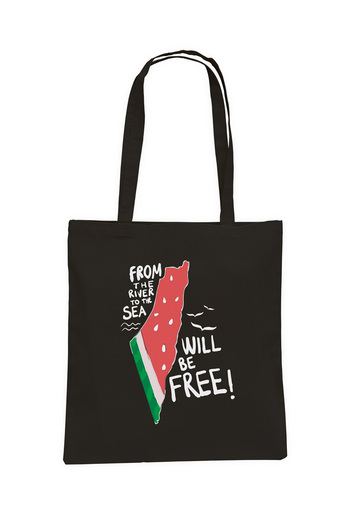 Siyer Yayınları Black Raw Cloth Printed Tote Bag
