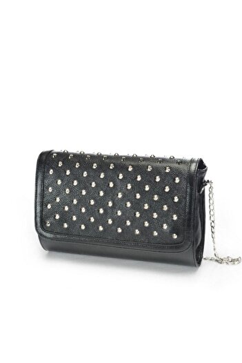ANNA FELLINI Geanta dama piele, ANNA FELLINI, Plic Laura 41 B cu tinte negru