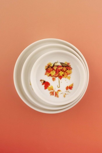 Bursa Porselen Dekor Fall'24 3-Piece Porcelain Plate Set