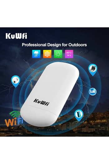 KuWFi BridgeWireless 5.8G, TSS-CPE451,Point to point, 1-2-km,450 Mbps, Exterior