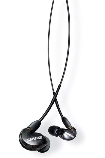 Shure SE215-K, Professional Sound Isolating Earphones, Noise Reduction, Over Ear, Secure Comfortable