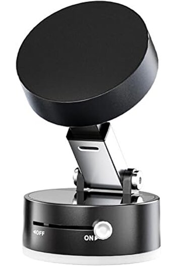 Generic Vacuum Suction Magnetic Car Phone Holder, 360° Rotatable & Folding Phone Mount with Strong Grip, Ha