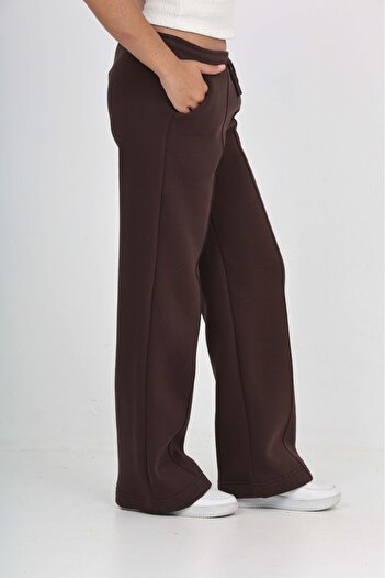 Toontoy Girl's Ribbed Detailed Sweatpants