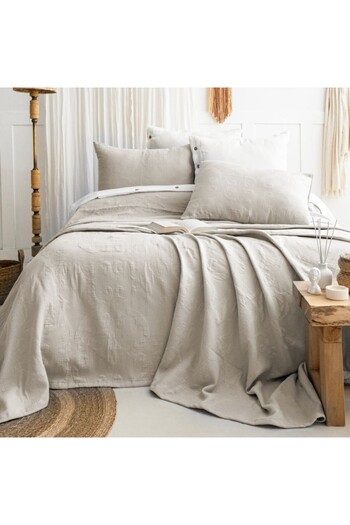 Şaheser Jacquard cotton duvet cover 240x260cm + 2 pillowcases, Julia beige
