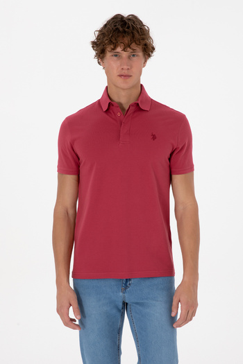 U.S. Polo Assn. Men's Cherry Basic T-Shirt 50306015-Vr223