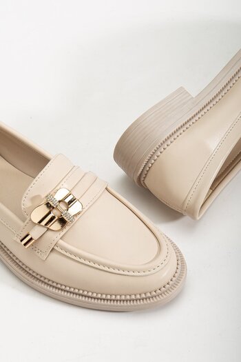 ELLOLİTA LUXURY SHOES Lucy Orthopedic Sole Leather Loafer