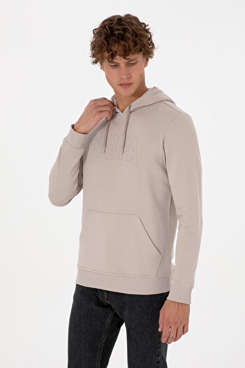 U.S. Polo Assn. Men's Stone Basic Sweatshirt 50315663-Vr049