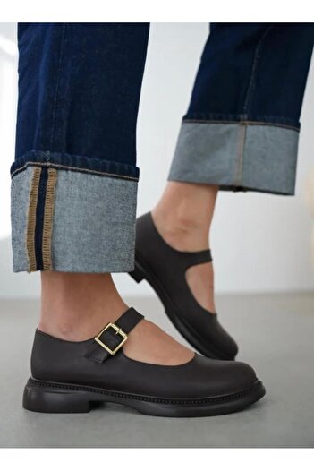 SİLİYA Women's Casual Shoes Comfortable Fit Orthopedic 3 cm Thick Heel Loafer