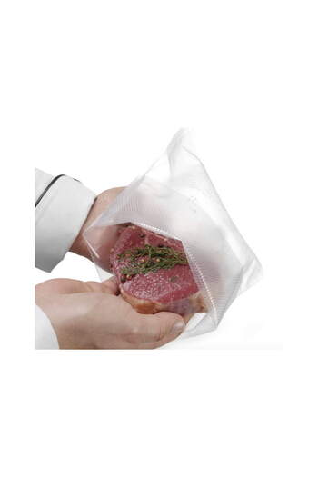 OEM Set of 100 Embossed Vacuum Bags 17x20 cm – Ideal for Food Vacuum Sealers