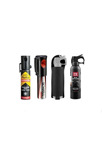 TW1000 Animal Repellent Kit, TW1000 Pepper Spray, Dog Def Spray 30 ml, 110db Alarm and Case
