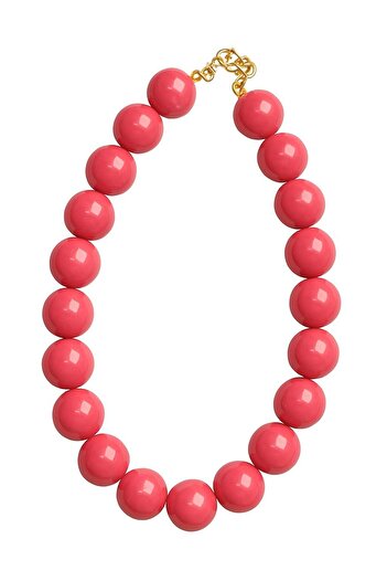 New Obsessions Women's Necklace with Big Beads - 20mm Beads