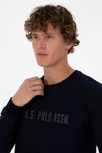 U.S. Polo Assn. Men's Navy Blue Pajama Set 50318593-Vr033
