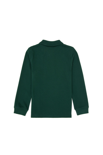 U.S. Polo Assn. Boy's Dark Green Basic Polo Neck Sweatshirt 50313790-Vr079