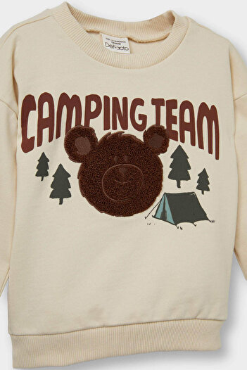 DeFacto Beige Baby Boy Sweatshirt F7590A5/Bg286
