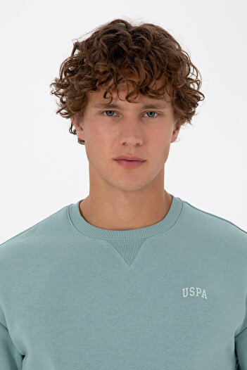 U.S. Polo Assn. Men's Mint Basic Sweatshirt 50313757-Vr090