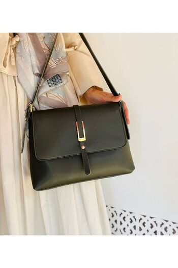 Çanta Trend Women's Soft Leather Retro Design Stylish Shoulder Bag
